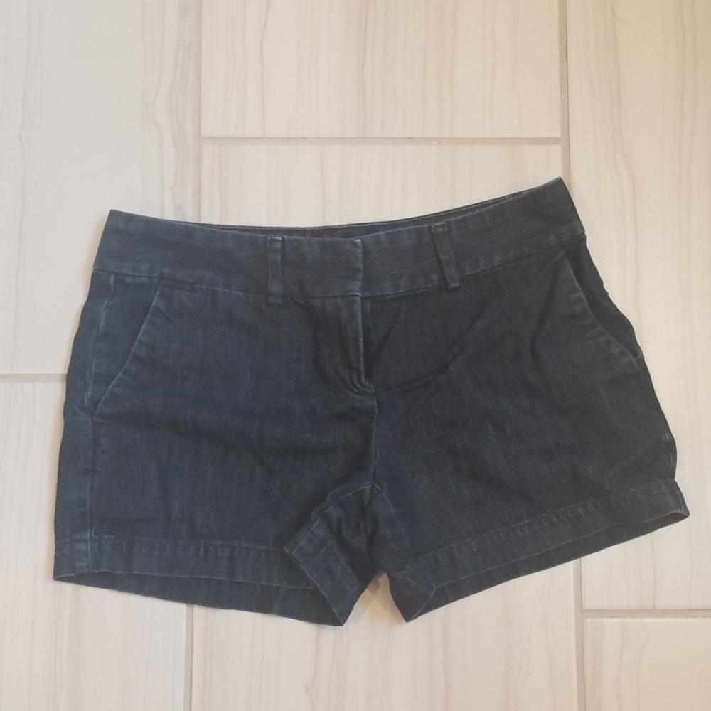 Loft Riviera dark denim Short size 0